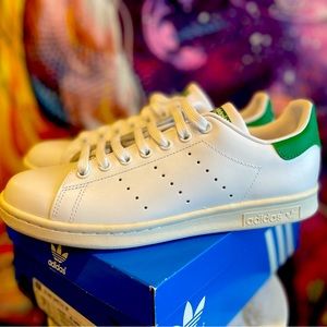 Adidas Stan Smith W size 7.5 white/green